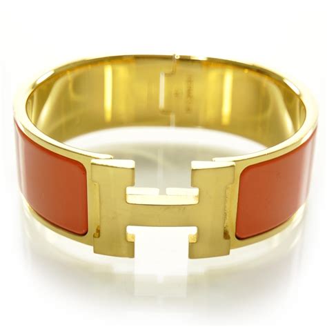 hermes clic clac h wide enamel bracelet|Hermes click clack bracelet price.